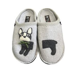 Haflinger Boiled Wool Soft Sole Puppy Dog Novelty Slippers size 40 US W9.5 M7